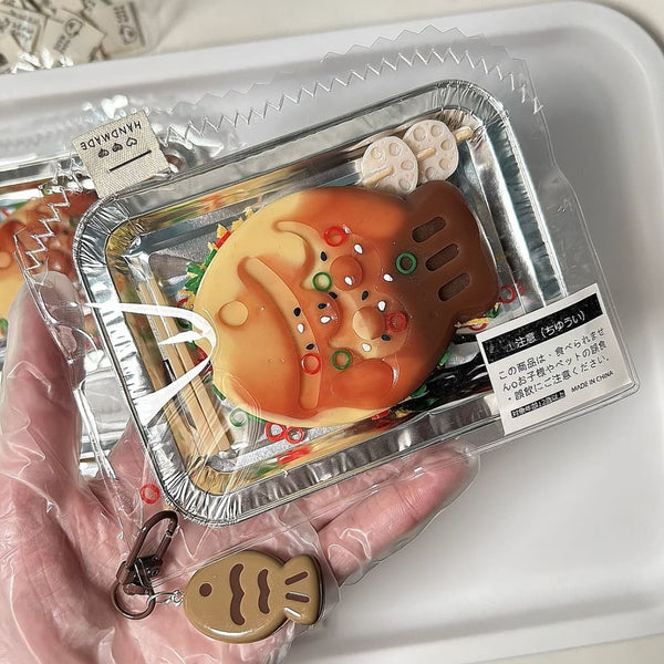 Charcoal-Grilled Taiyaki Taba Squishy Toy