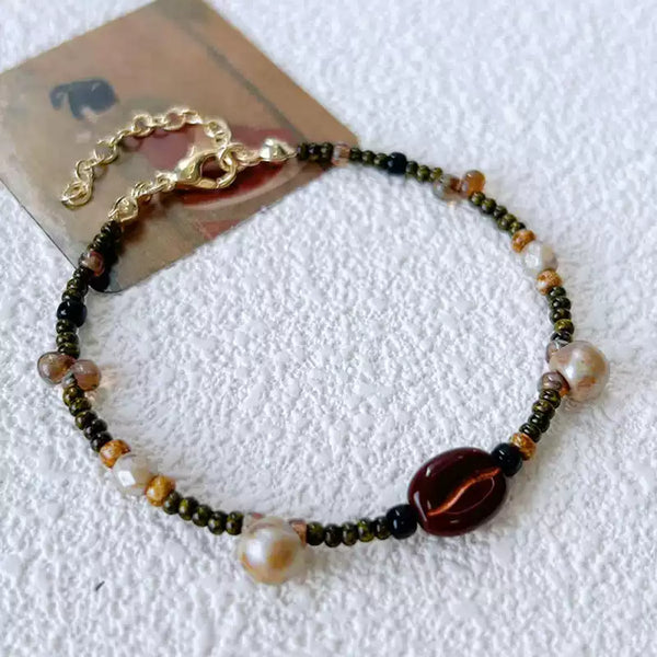 Handmade Czech Glass Bead Bracelet