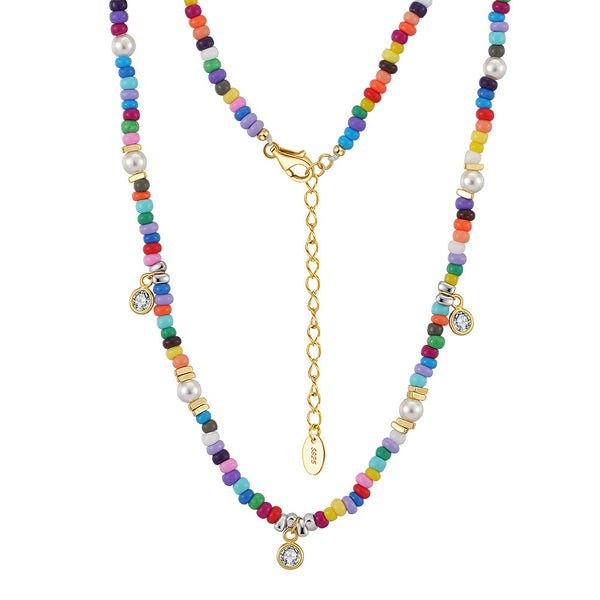 Colorful Seed Bead Necklace