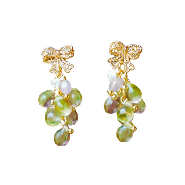 Blooming Czech Glass Earrings